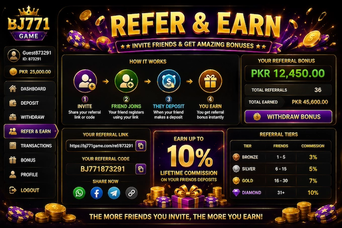 BJ771 Refferal Bonus