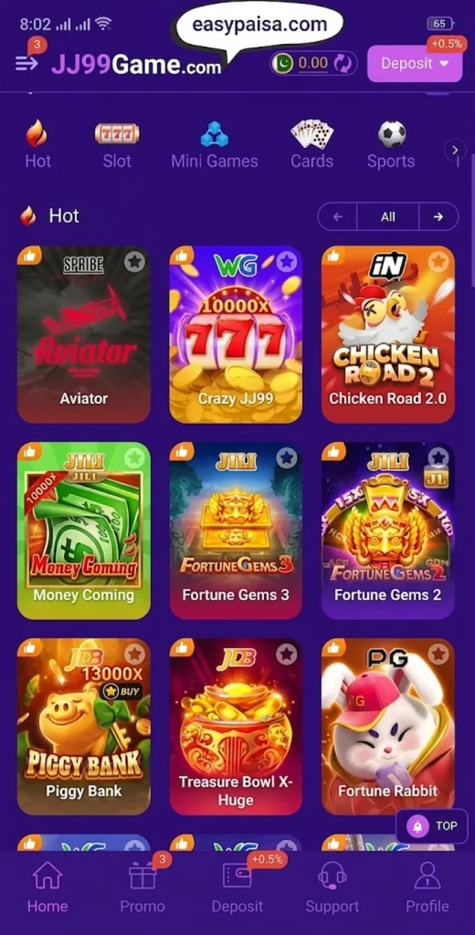 JJ99 Gaming Interface