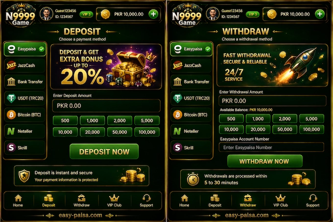 N9999 Deposit & Withdraw